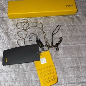 Fendi preloved key chain excellent condition.
